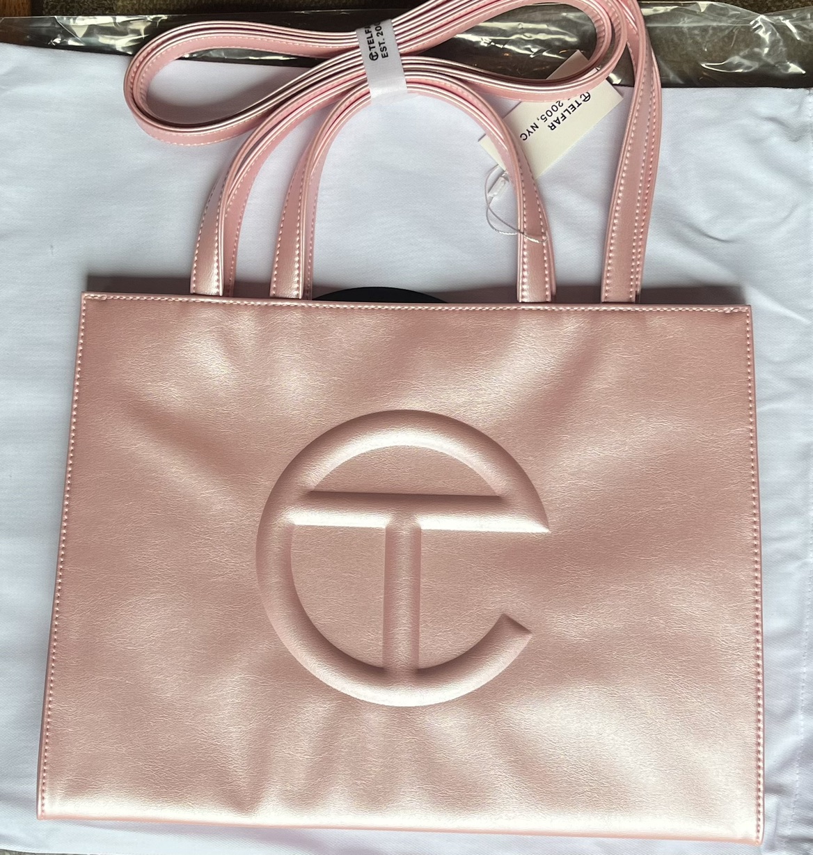 Telfar Medium Shopping Bag in Ballerina thumbnail