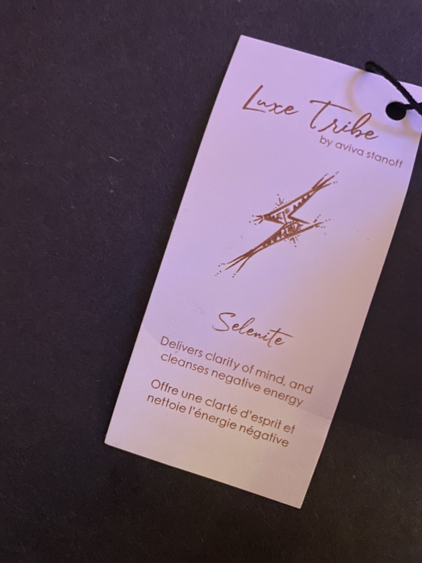 Genuine Crystal Moroccan Selenite Tower Large NWT image indicator(5)