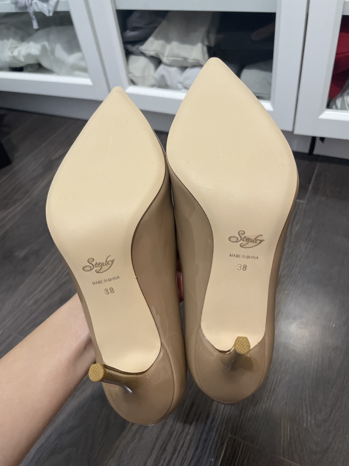 Nude patent pump 95mm size 38 - photo 4