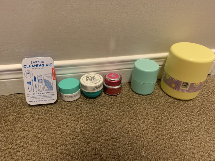 EMPTYS to store your leftover paints,portion your cosmetics thumbnail