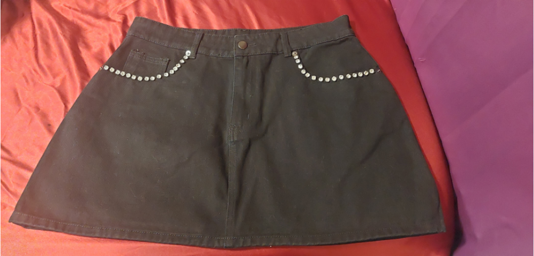 Plus Sized Mini Skirt