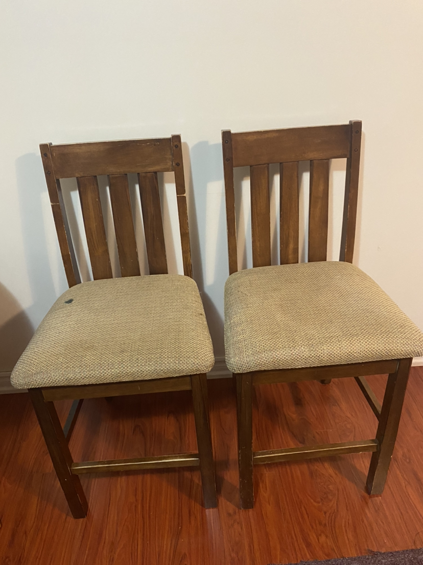 Dining chairs - high dining chairs $10 each