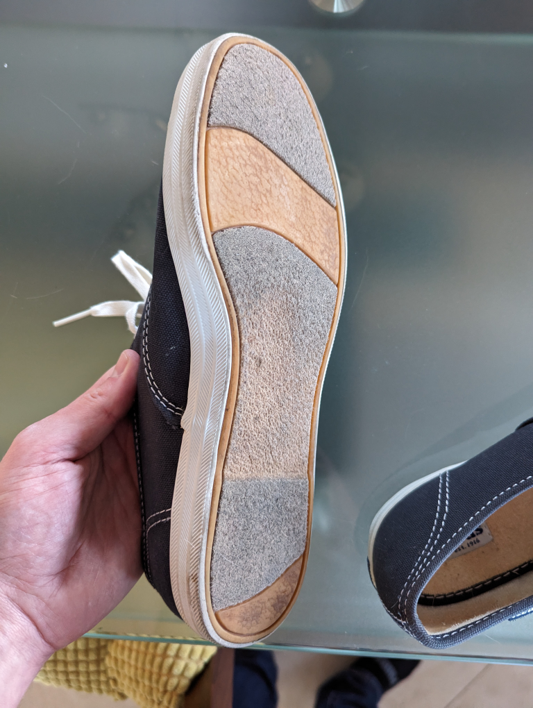 Woman's Size  8 US Keds shoes ( flats ) Nav Canvas image indicator(4)