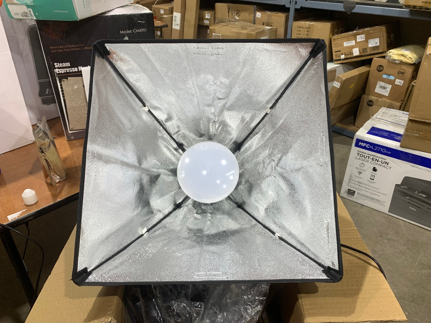 New - 2-Pack 16'' x 16'' Photography Lighting Kit - photo 3