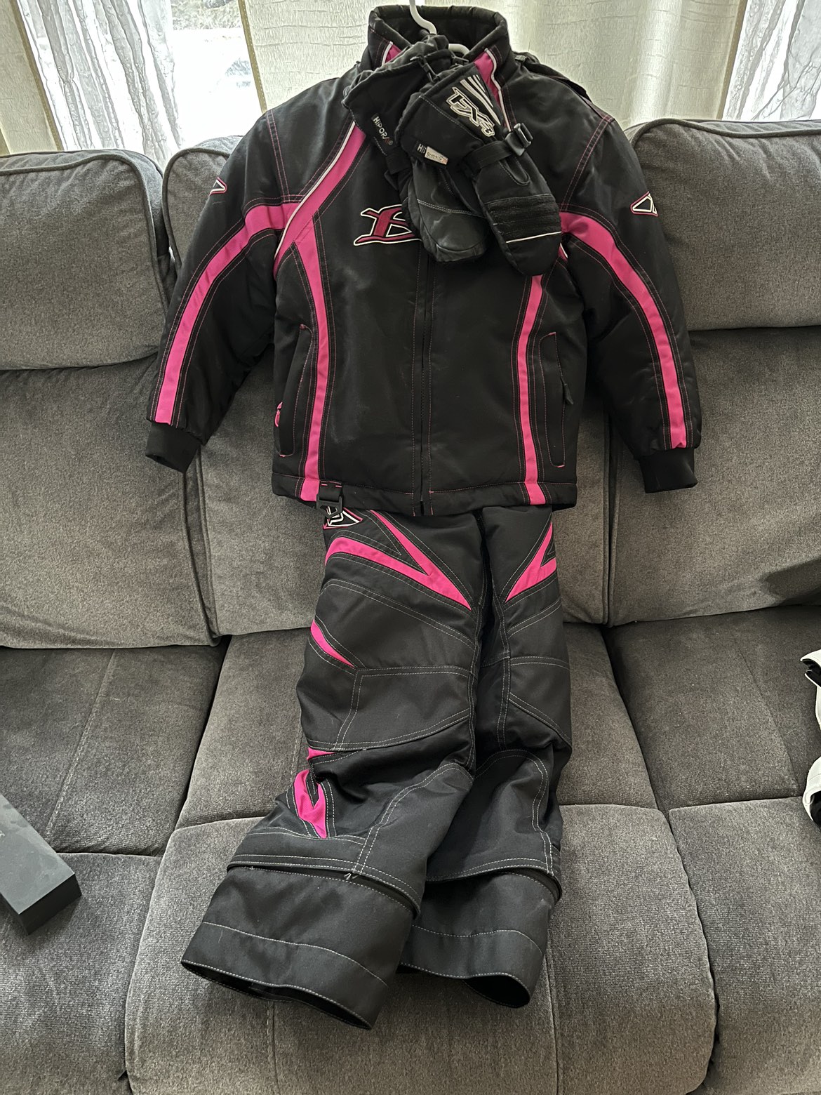 Kids Snowmobiling Suite and Mitts thumbnail