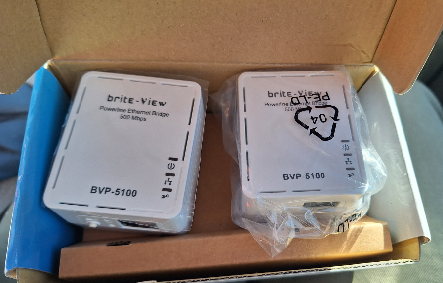 Brite-View LinkE Mini 500 Mbps Powerline image indicator(3)