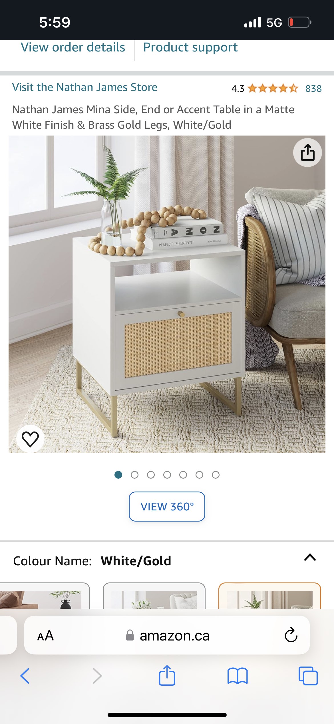 Nathan James Night Stand - photo 2