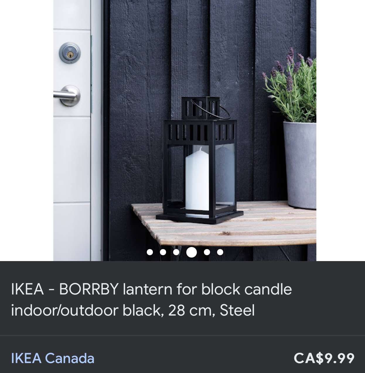 $5! IKEA tea light Lantern - candle holder image indicator(2)