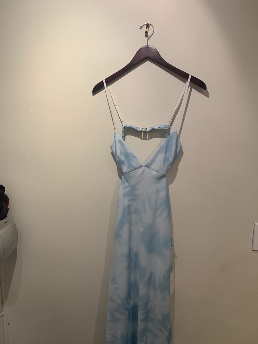 NWT Urban Outfitters Third Form tie-dye maxi dress image indicator(4)