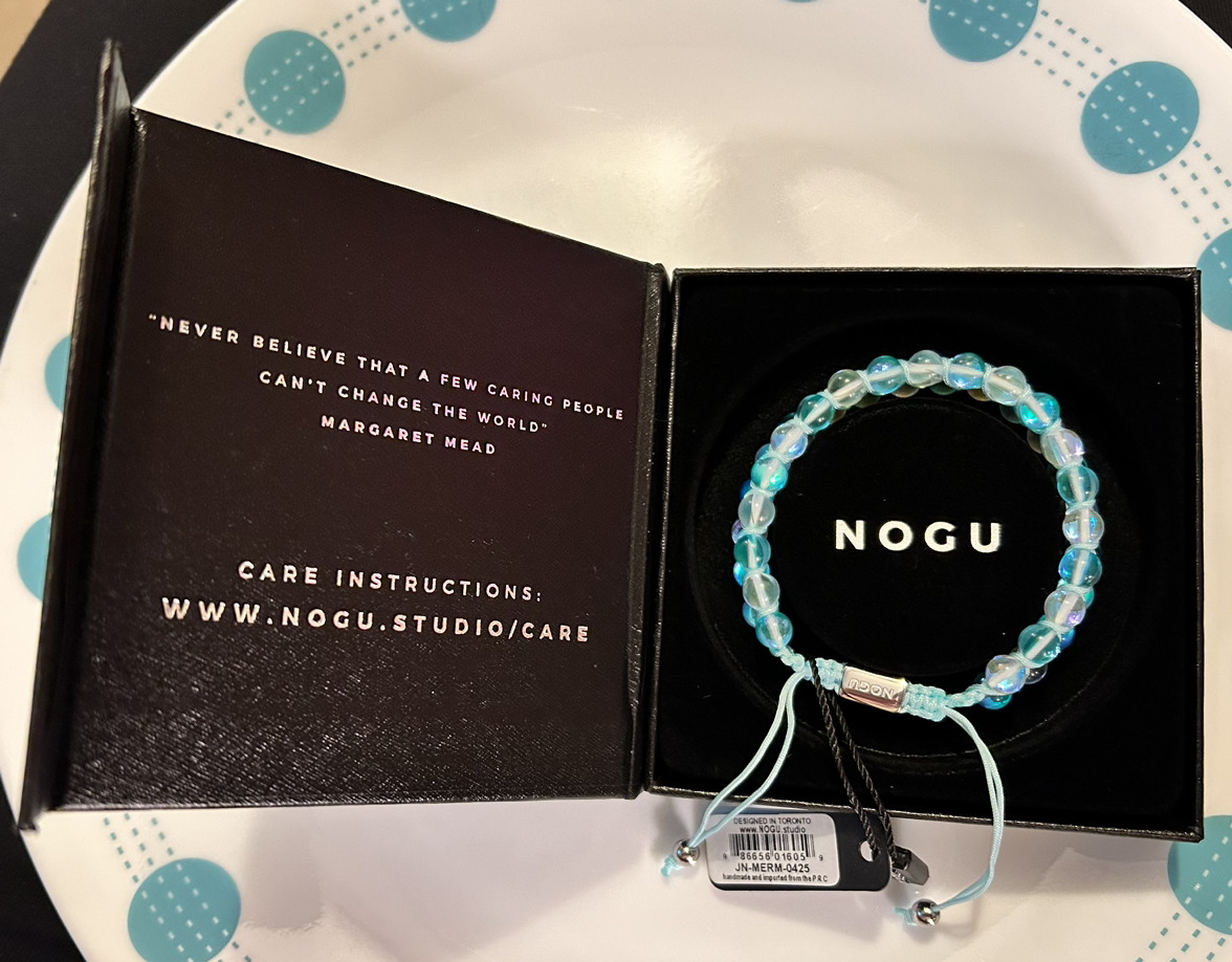 ✨✨Blue Nebula x Rainbow Supernova Galaxy Glass NOGU Bracelet image indicator(2)