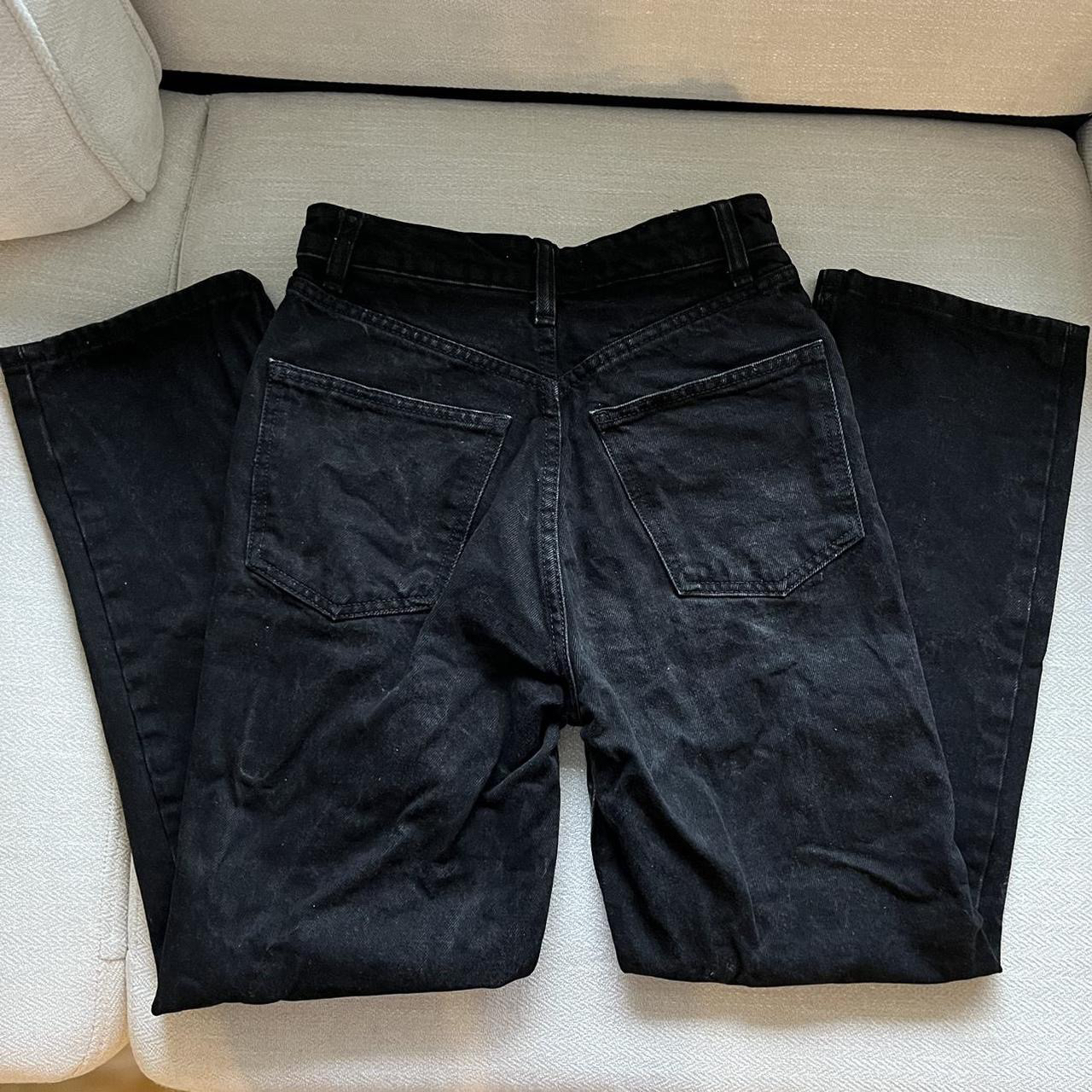 Zara Black Straight Leg Jeans - photo 3