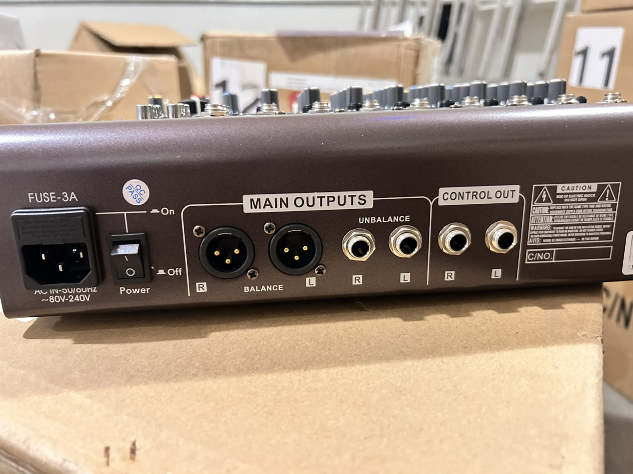 8 channels mixing console DJ mixer with Bluetooth - photo 3