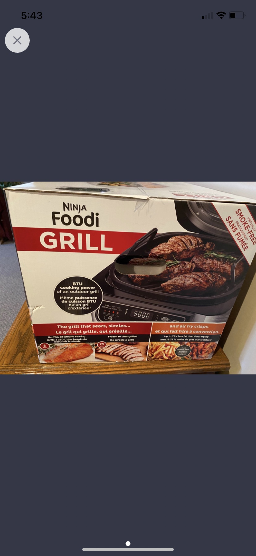 Ninja indoor grill