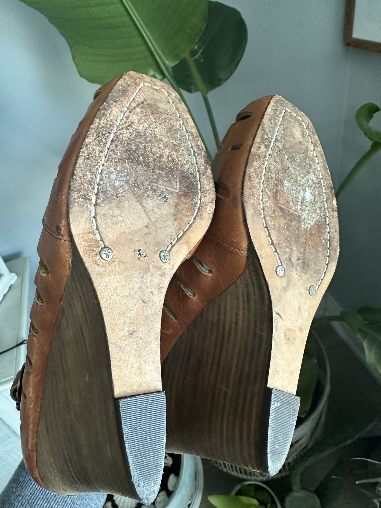 Frye Peep Toe Wedge Sandles - photo 3