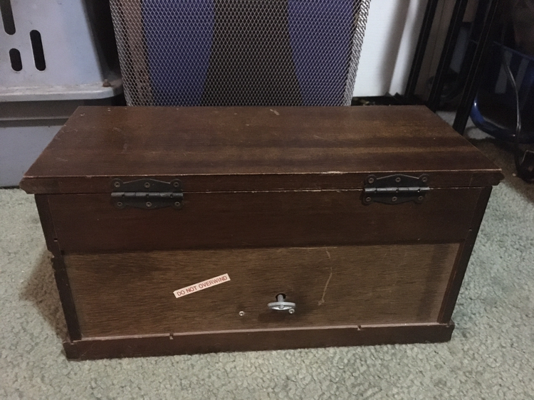 Wooden Jewelry Box w/ Music Box - photo 2