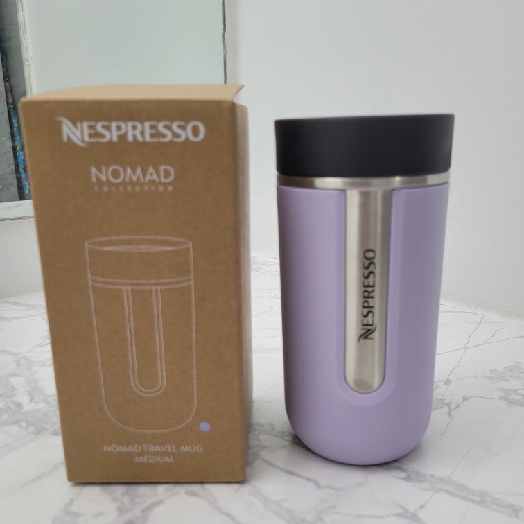 Brand New Nespresso Nomad Travel Mug Purple thumbnail