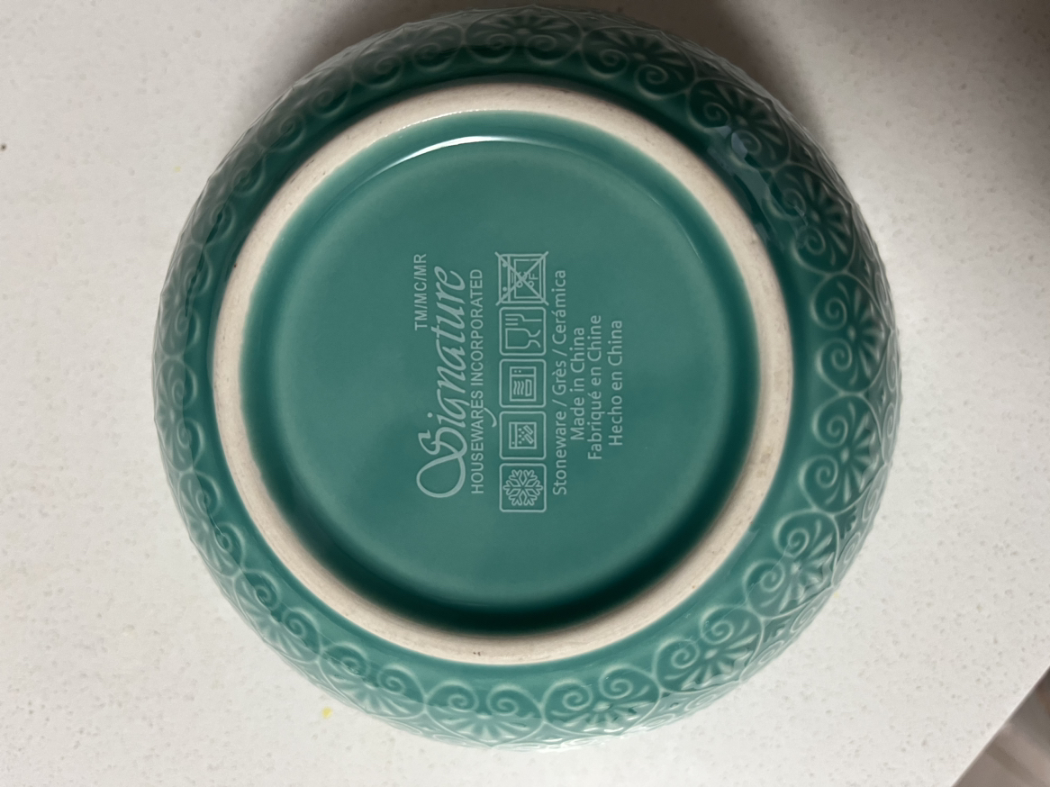 Set of 6 colourful ceramic bowls image indicator(4)