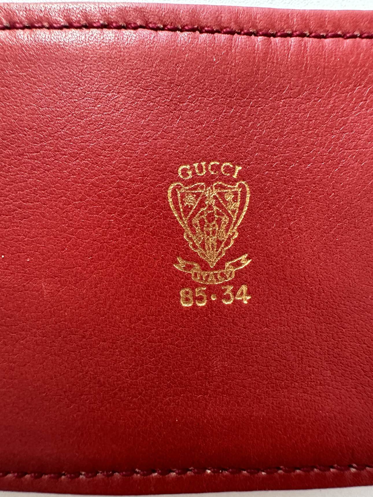 Red Gucci belt - photo 3