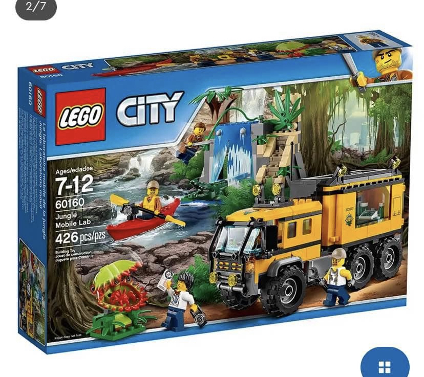 LEGO City Jungle Mobile Lab RETIRED SET