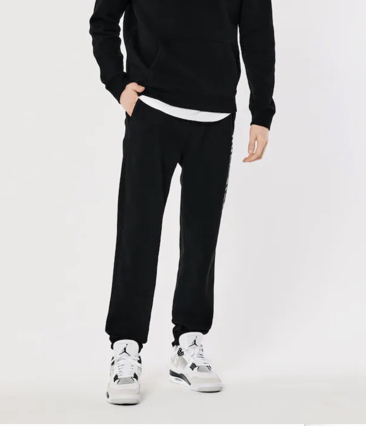 🥕HOLLISTER RELAXED LOGO GRAPHIC SWEATPANTS 🔥NEW🔥 image indicator(3)