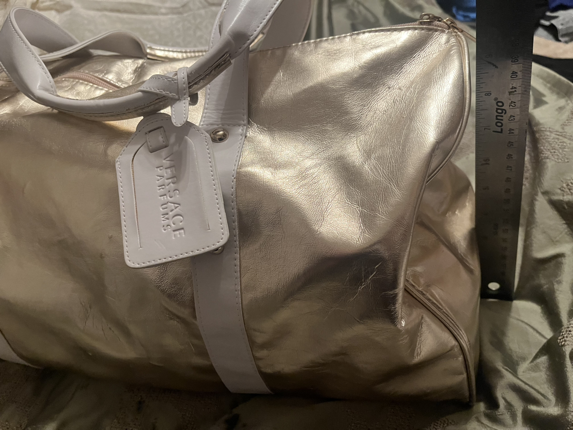 Gold Versace Duffle Bag🥕 image indicator(3)