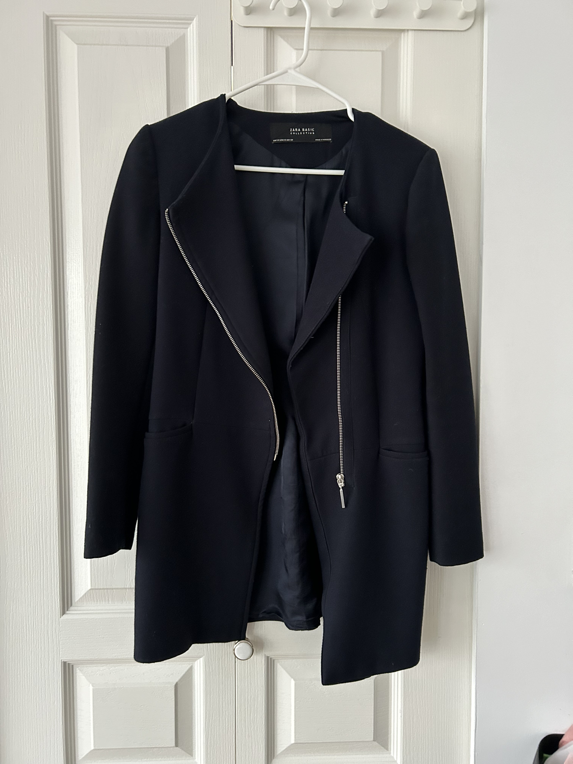 Navy Zara Coat image indicator(2)