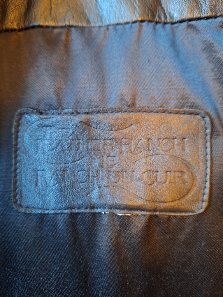 Men's 80's Retro Black Leather Jacket - photo 2