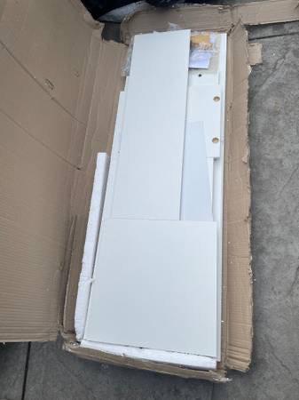 Manhattan Comfort Minetta Office Desk in White image indicator(5)