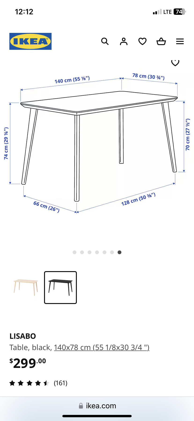 Ikea table and 4 chairs—Retail: $828–Delivery Available. - photo 4