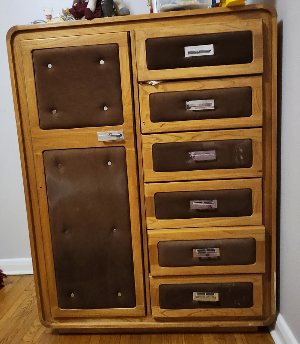 Wooden Armour or Cabinet With 6 drowers image indicator(2)