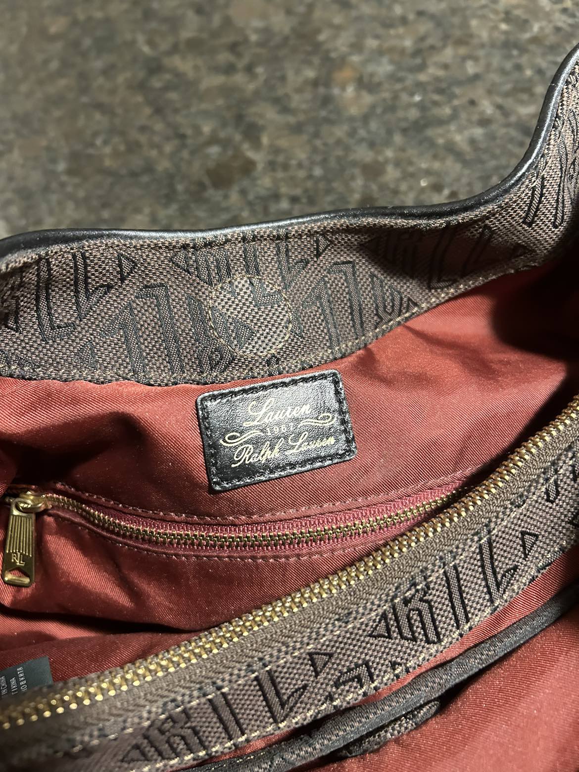 Ralph Lauren vintage handbag like new light wear image indicator(5)