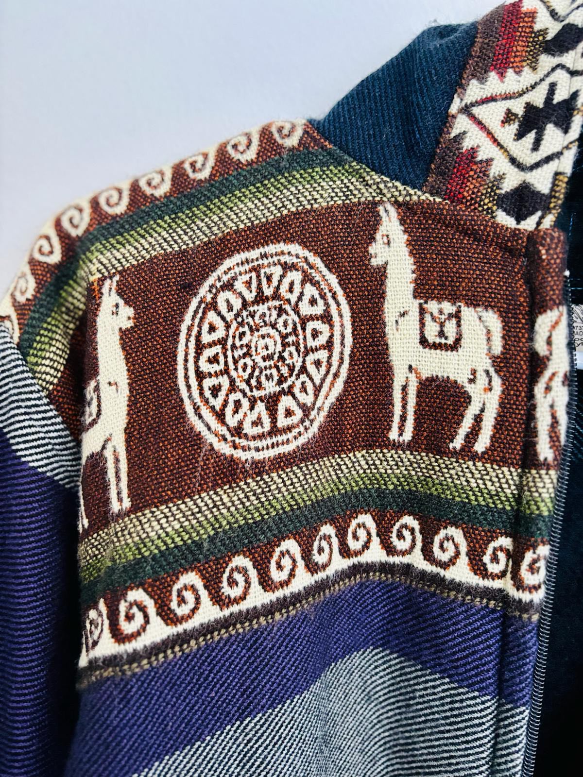 Handmade Ecuadorian Alpaca Unisex Hoodie image indicator(5)
