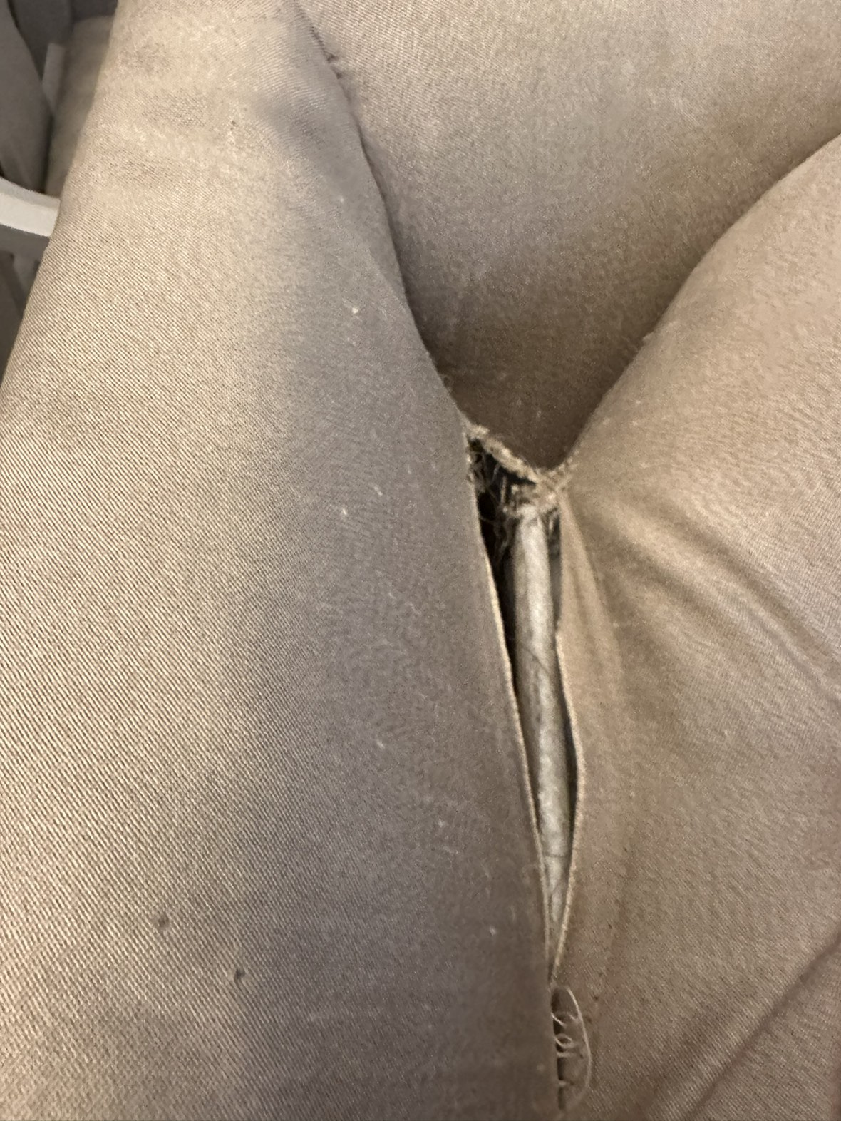 Large Loveseat - has a few mendable rips - photo 4