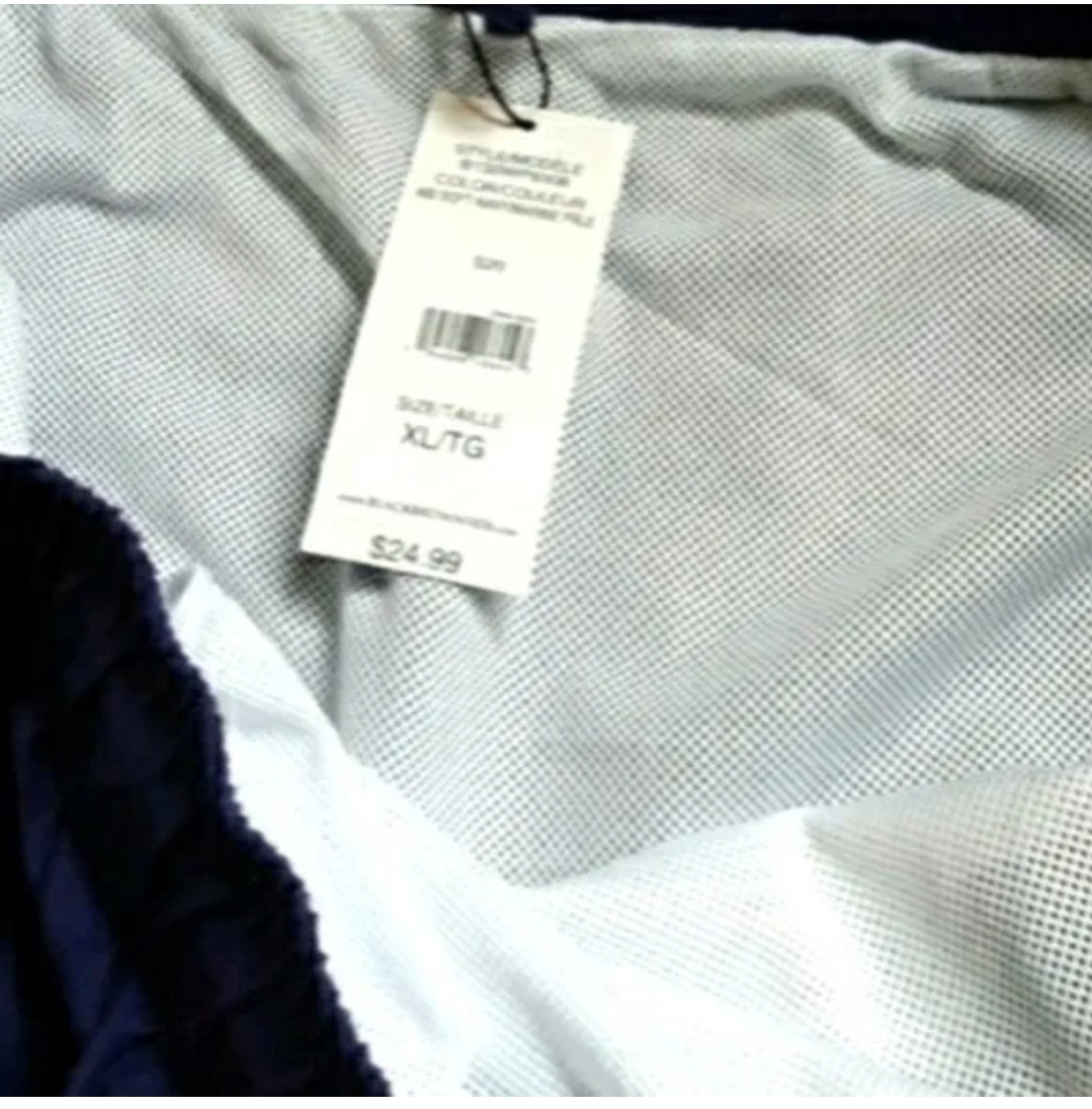 New With Tags Black Brown 1826 Swim Shorts image indicator(3)