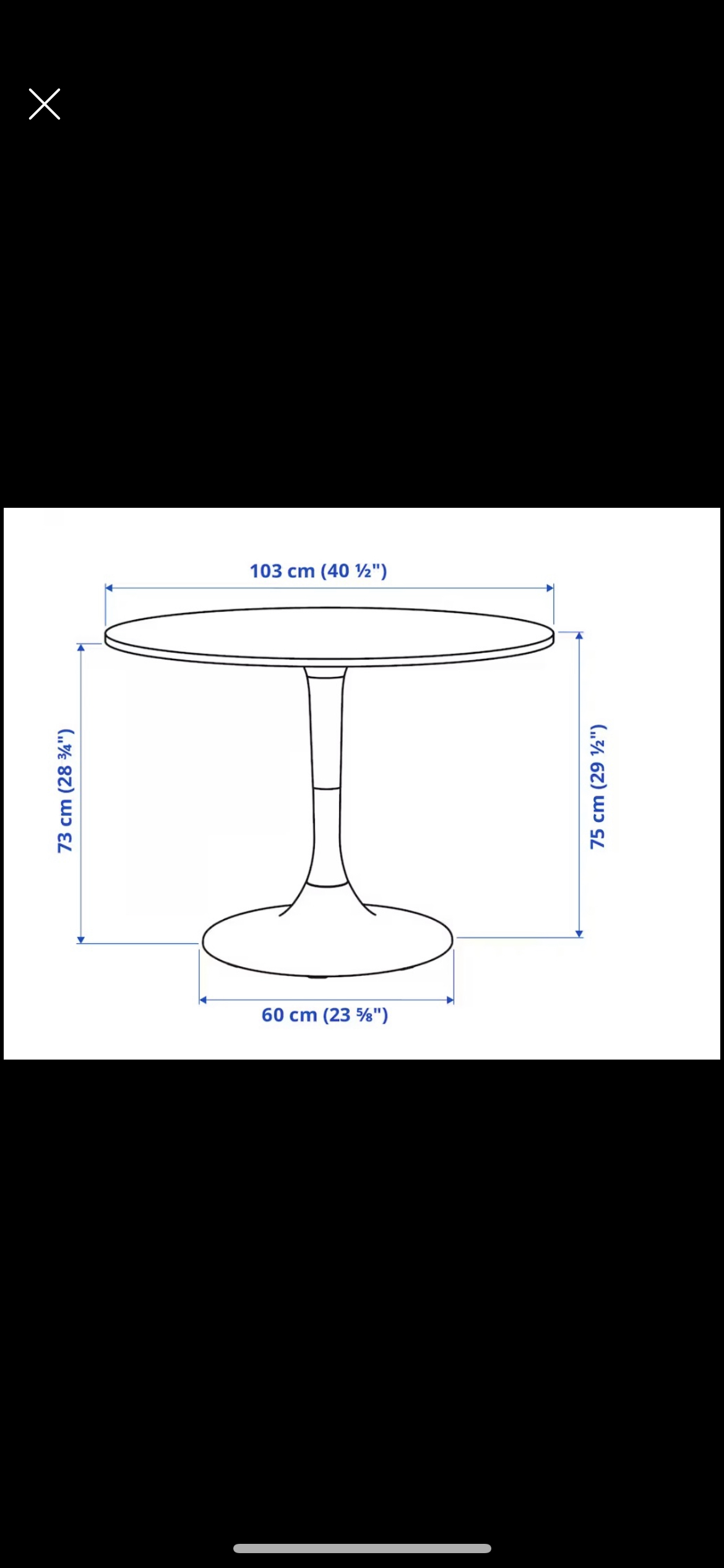 ikea dining table - photo 2