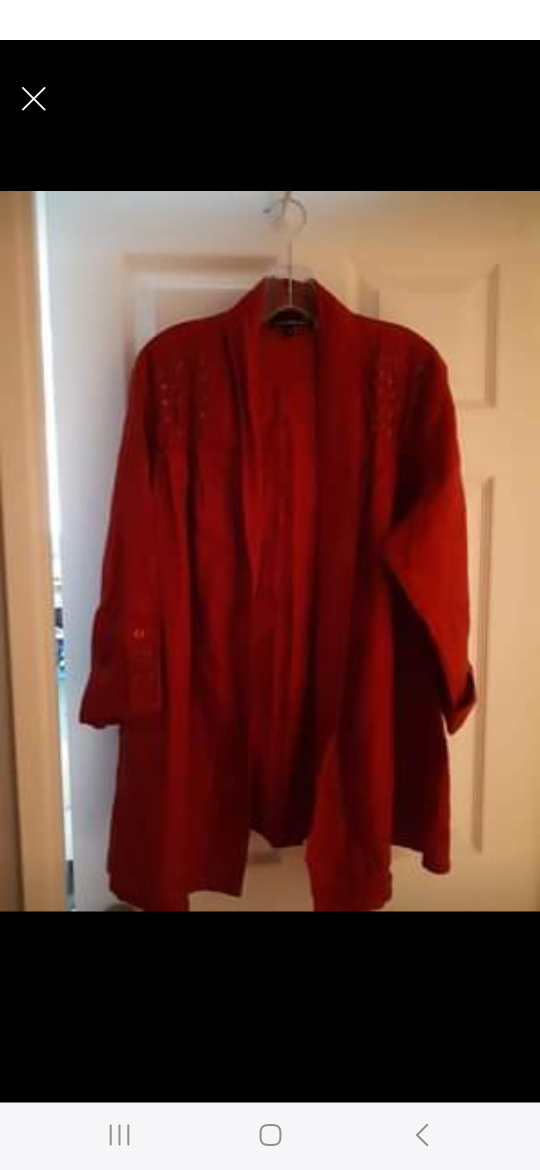 Laura Plus 100% LINEN Blazer, #size18 🤎❤️ image indicator(2)