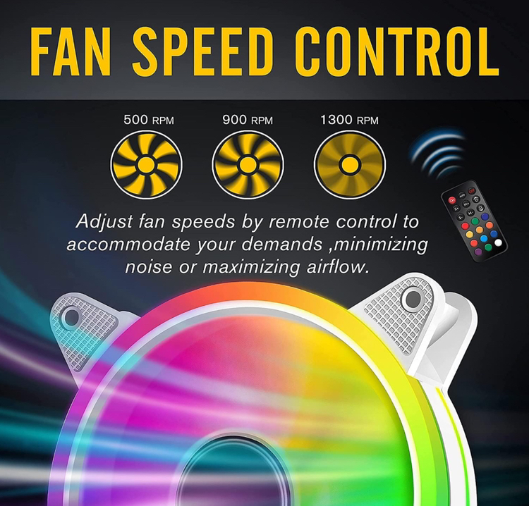 EZDIY-FAB White Moonlight 120mm RGB pc fans - photo 4