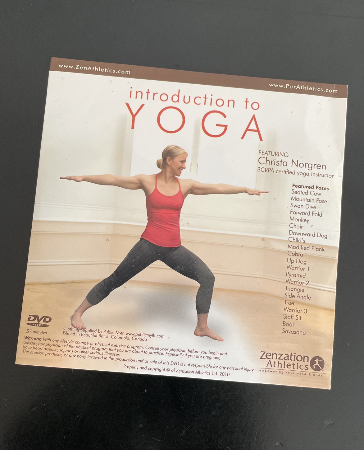 Yoga Introduction DVD #freecycle
