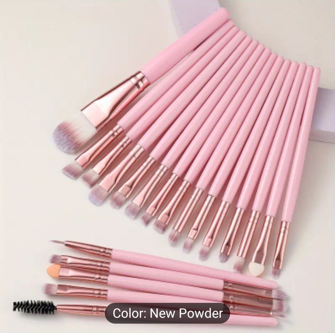 20 Pc's Makeup Brush Set thumbnail