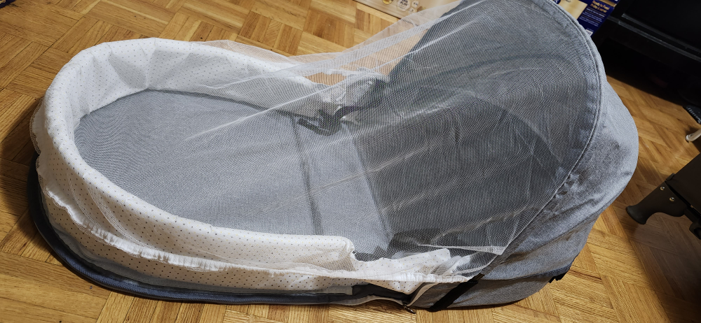 Foldable Bassinet With Net Cover 🥕 image indicator(4)