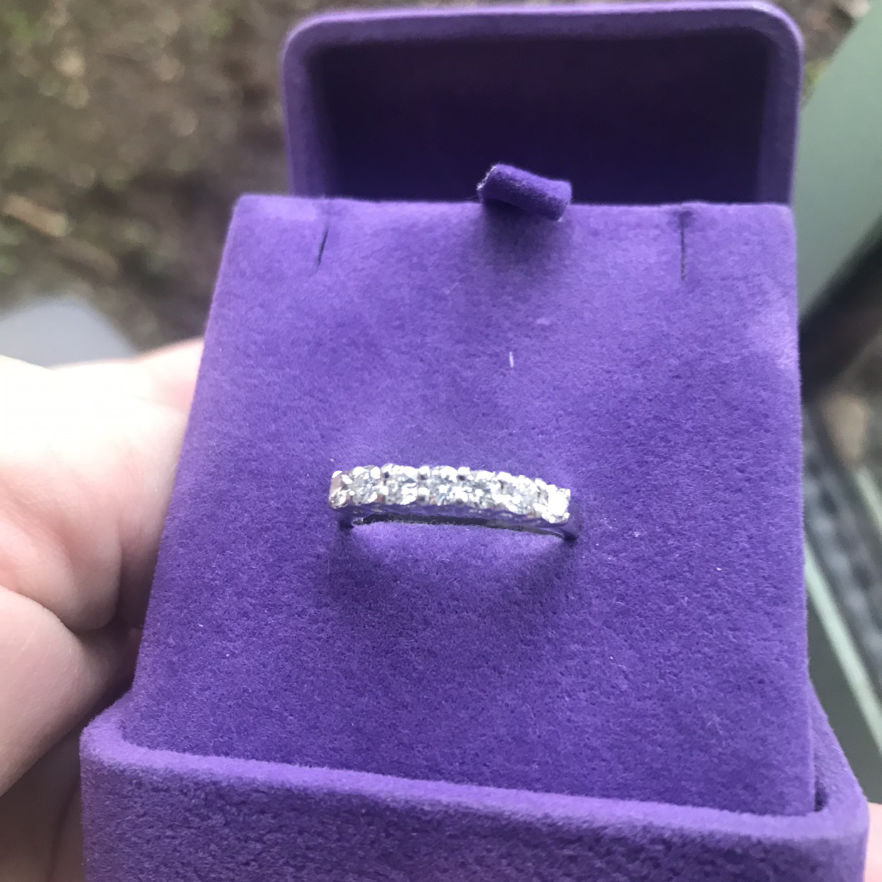 14K Diamond Ring sz 6.5 appraisal is $5175 image indicator(9)