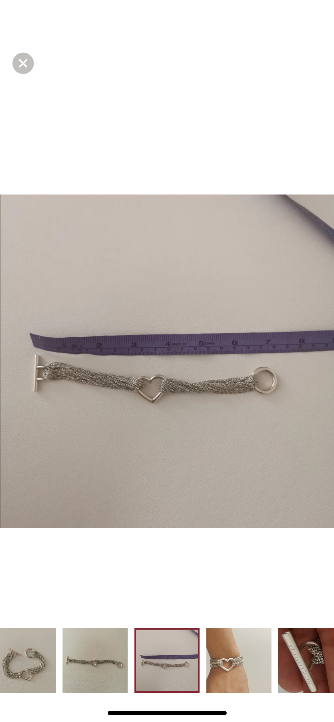 Tiffany Open Heart & Toggle Bracelet image indicator(4)