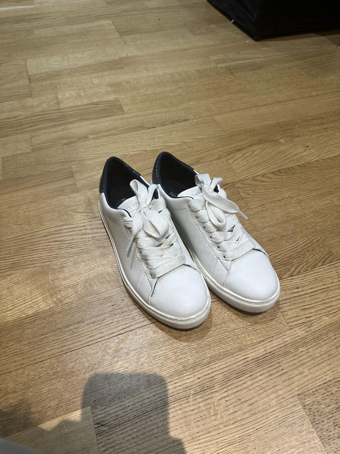 White & Navy Kate Spade Sneakers - photo 4