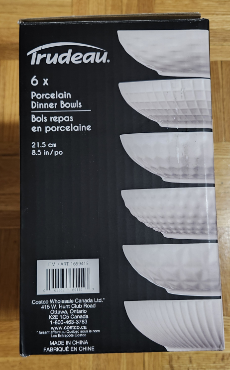 Trudeau Porcelain Dinner Bowls 🥕 image indicator(2)