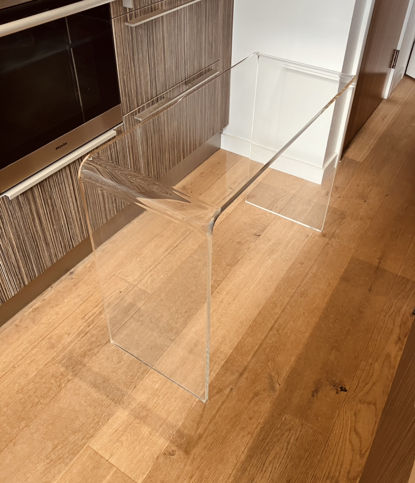CB2 PEEKABOO ACRYLIC CONSOLE TABLE 38"' - photo 2