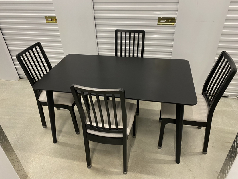 Ikea table and 4 chairs—Retail: $828–Delivery Available.