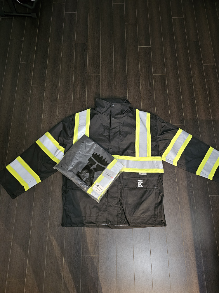 Hi-Vis Waterproof Jacket and Pants (Brand New)