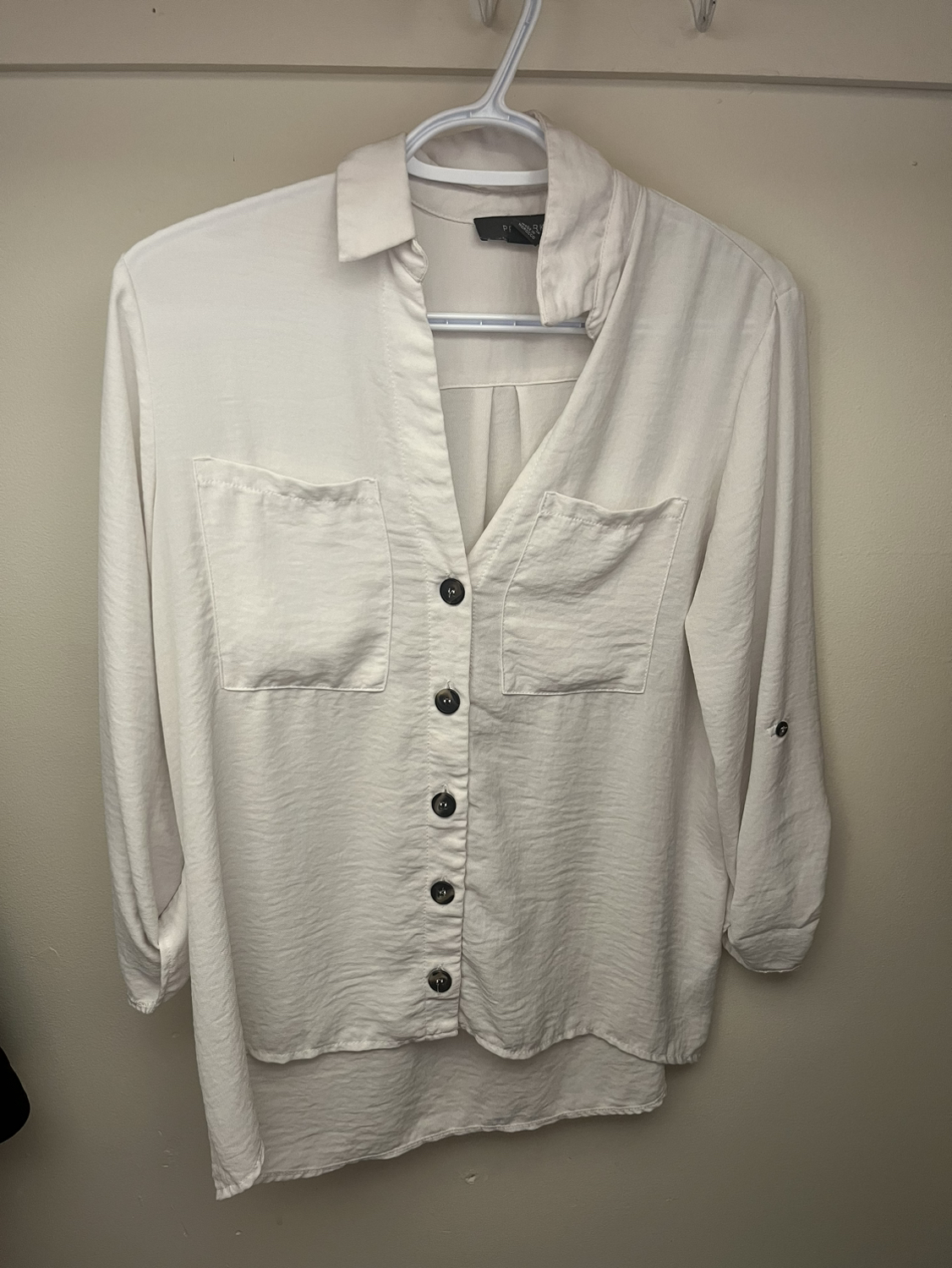 Off white blouse thumbnail