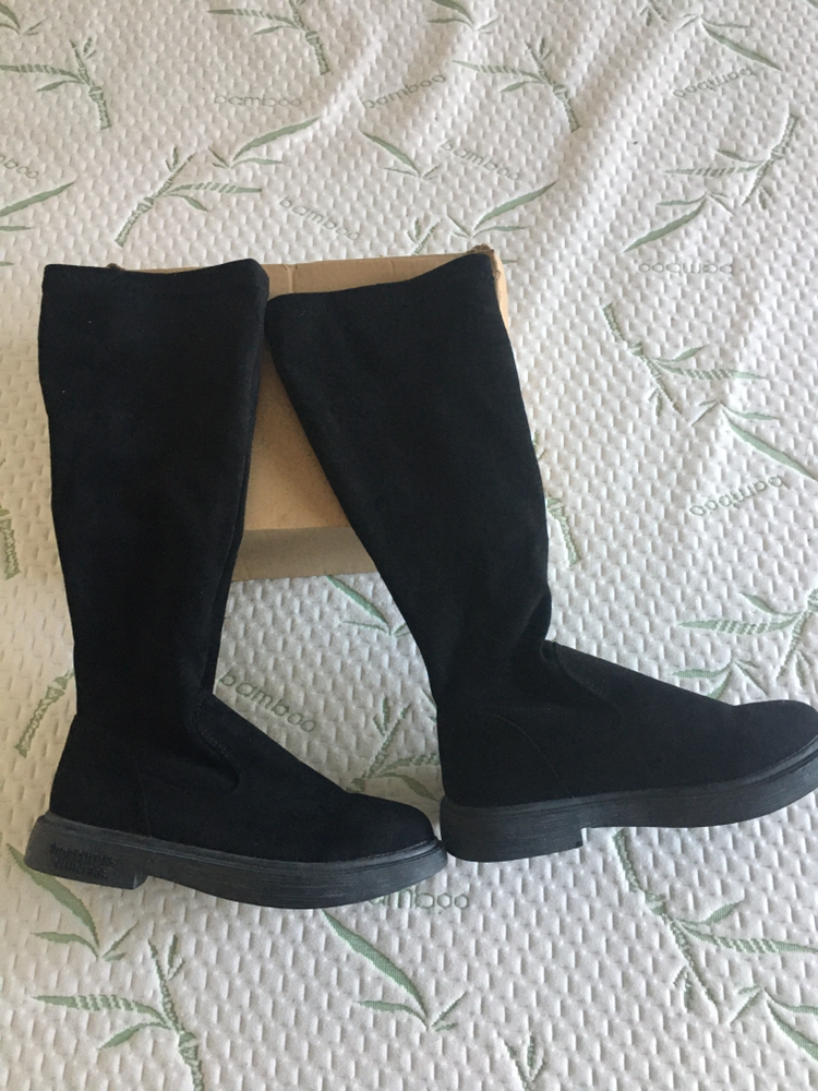 Black Pull-Up boots W39 (fits like 7.5/8) thumbnail