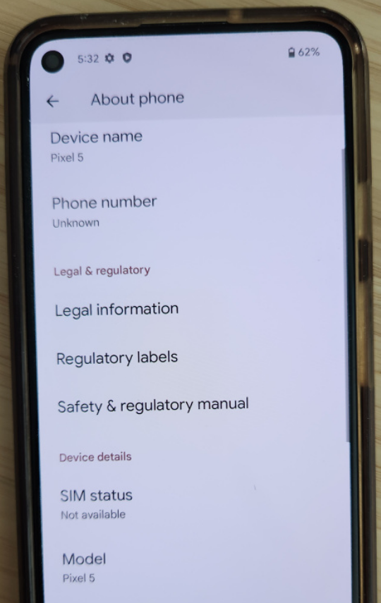 Unlocked Google Pixel 5 (128gb) - photo 3